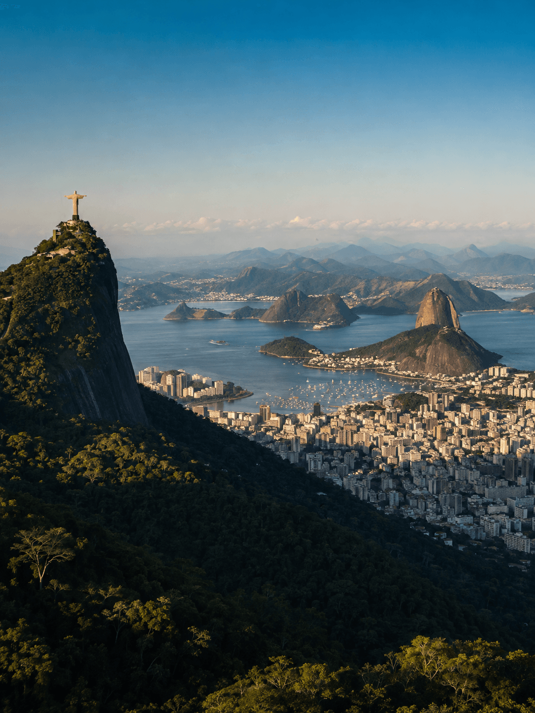 Kris Redanmtè, mòn Sugarloaf ak bè Rio de Janeiro